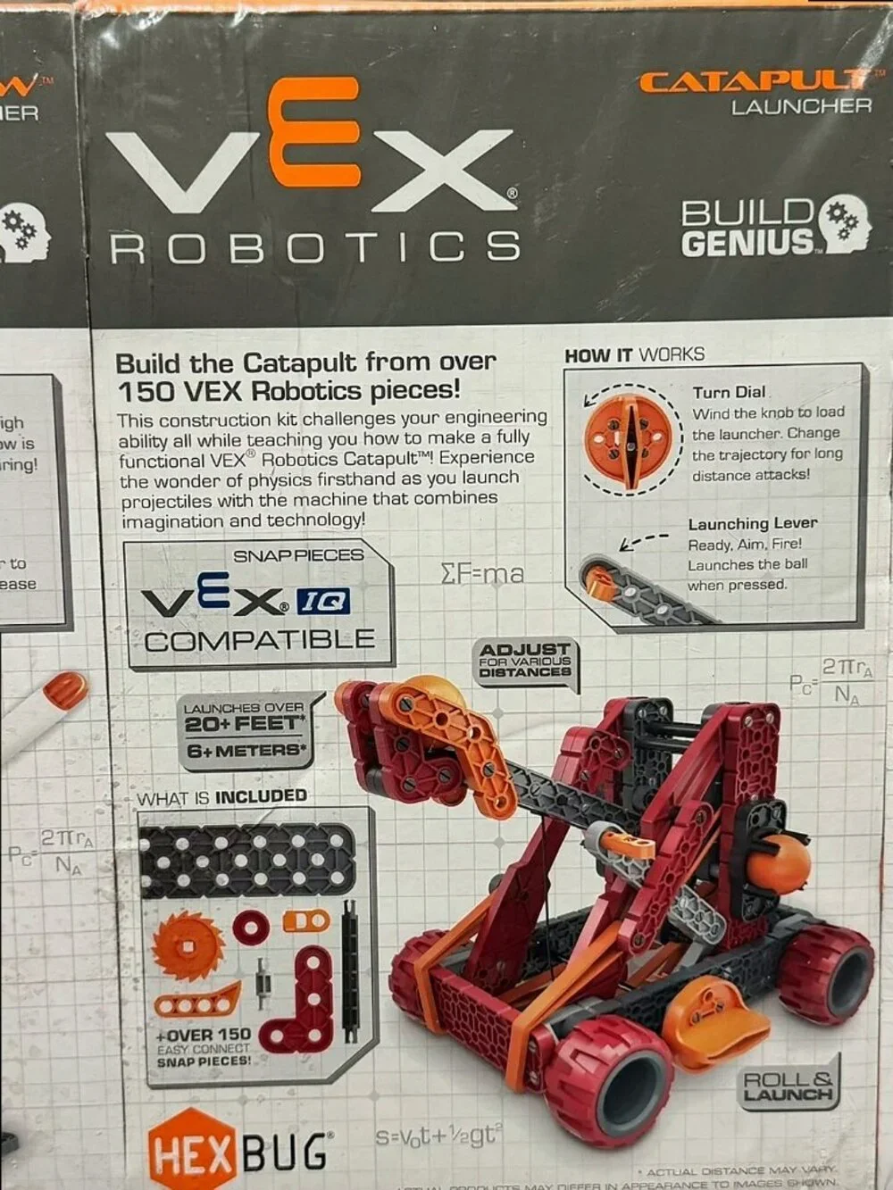 Hexbug Vex Robotics Launchers Stem Construction Kit Bundle 3 Pack